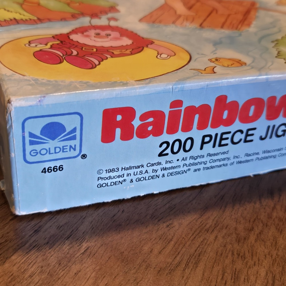 Vintage 1983 Hallmark Rainbow Brite Jigsaw Puzzle 200 Piece - Picture 12 of 15